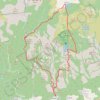 Trace GPS Caroux et Gorges d'Héric, itinéraire, parcours