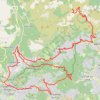 Trace GPS Roquefort-les-Pins - - Pré-du-Lac - Pont du Loup - Tourette - Vence - Col de Vence - Vallée du Loup - La Colle-sur-Loup, itinéraire, parcours