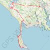 Trace GPS Auray - Quiberon, itinéraire, parcours