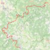 Trace GPS Tour de Robe de Bure et Cotte de Mailles. De Langeac à La Chaise-Dieu (Haute-Loire), itinéraire, parcours
