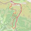 Trace GPS La Rhune depuis le Col de Lizuniaga en passant par la Venta Negra, itinéraire, parcours