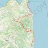 Trace GPS E06 - Aléria - Basti, itinéraire, parcours