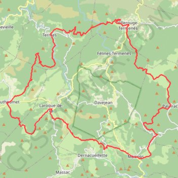 Trace GPS Tour des hautes corbières, itinéraire, parcours