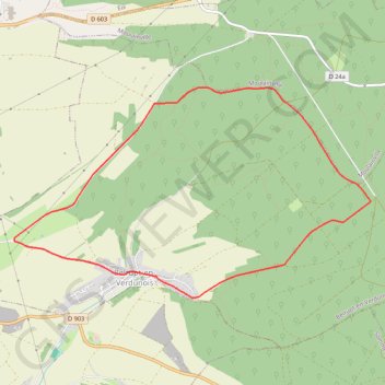 Trace GPS Sentier de Saint-Airy - Belrupt-en-Verdunois, itinéraire, parcours