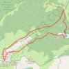Trace GPS Madrès par le Col de Jau, itinéraire, parcours