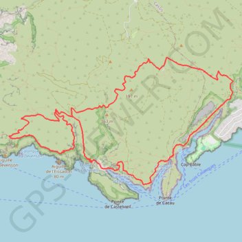 Trace GPS Des Calanques de Port-Miou aux falaises du Devenson - Cassis, itinéraire, parcours