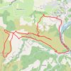 Trace GPS Atarri et Ezcondray en circuit depuis Itxassou, itinéraire, parcours