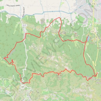 Trace GPS Tour des Gaudres, itinéraire, parcours