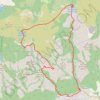 Trace GPS Colombieres - Vire de la Roque Rouge, itinéraire, parcours