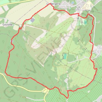 Trace GPS MARSANNAY la CÔTE - Le Plateau, itinéraire, parcours