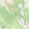 Trace GPS De Pescocostanzo à Sulmona, itinéraire, parcours
