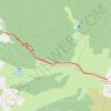Trace GPS Mercus Croquié Mont Fourcat, itinéraire, parcours