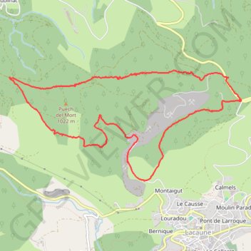 Trace GPS Col de Sié - L' Ardoiserie - Lacaune, itinéraire, parcours