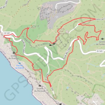 Trace GPS La Ciotat - la Grande Arche, itinéraire, parcours