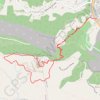 Trace GPS Sainte-Anne-d'Evenos Le Gros Cerveau, itinéraire, parcours