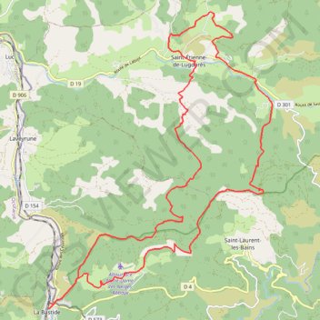 Trace GPS Tour du sommet des Trois Seigneurs, itinéraire, parcours