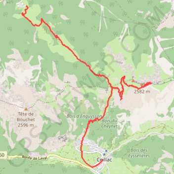 Trace GPS Tour du Queyras, j2, de Ceillac à Bramousse, itinéraire, parcours