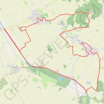 Trace GPS Le sentier de la Reine Blanche - Curçay-sur-Dive, itinéraire, parcours