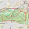 Trace GPS Un tour au Parc de Saint-Cloud, itinéraire, parcours