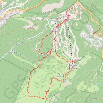 Trace GPS Col de la Faucille - Mont Rond, itinéraire, parcours