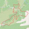 Trace GPS Col de Babaou-vallon du jau du Péu, itinéraire, parcours