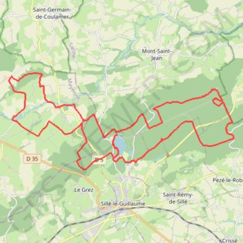 Trace GPS La Ronde du Saut du Cerf, itinéraire, parcours