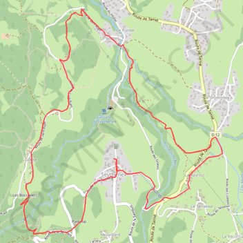 Trace GPS Circuit des Ponts de Seythenex, itinéraire, parcours