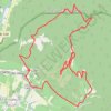 Trace GPS Montbrison-sur-Lez, la Viale, itinéraire, parcours