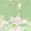 Trace GPS Parcours VTT depuis Croix-Rouge dans le Parc naturel de Gaume, itinéraire, parcours