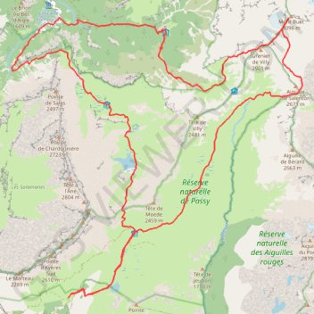 Trace GPS Mont Buet, itinéraire, parcours