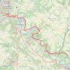 Trace GPS GR2 de Vetheuil à Tourville, itinéraire, parcours