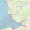 Trace GPS Baie du Mont-Saint-Michel depuis Granville, itinéraire, parcours