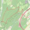 Trace GPS Le Trou de l'Ermite Saint Donat du Val, itinéraire, parcours