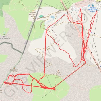 Trace GPS Journée de ski à Candanchu, itinéraire, parcours