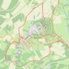 Trace GPS Tour et contour de Vézelay, itinéraire, parcours