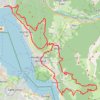 Trace GPS Lac d'Annecy, itinéraire, parcours