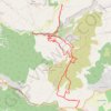 Trace GPS Vallée de Saint-Pons par le Col de l'Ange, itinéraire, parcours