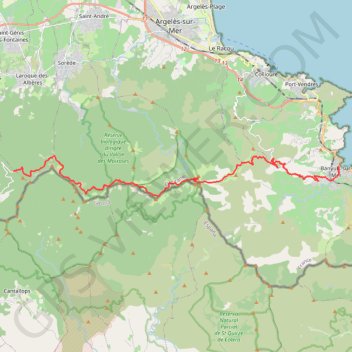 Trace GPS Traversée des Pyrénées étape 12, itinéraire, parcours