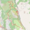 Trace GPS 2024 02 02 - Cime de restaud ormea carpano T, itinéraire, parcours