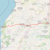 Trace GPS Essaouira - Marrakech, itinéraire, parcours