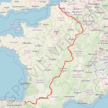 Trace GPS French Divide, itinéraire, parcours