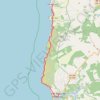 Trace GPS Rota Vicentina - Sentier des pêcheurs - Étape 1, itinéraire, parcours