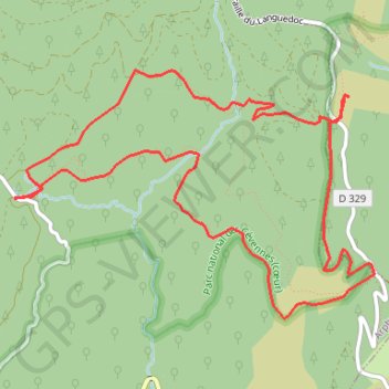 Trace GPS Les cascades d'Orgon, itinéraire, parcours