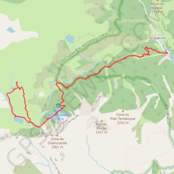 Trace GPS Fontalba-la voie sacrée, itinéraire, parcours