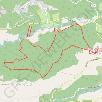 Trace GPS Castellaras, itinéraire, parcours