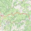 Trace GPS GR65 de Livinhac à Figeac, itinéraire, parcours