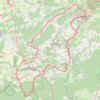 Trace GPS Circuit des Cimes Ardennaises 92km, itinéraire, parcours