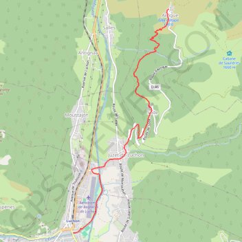 Trace GPS 26-Luchon-Artigue, itinéraire, parcours