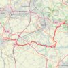 Trace GPS GR121 De Bon-Secours (Belgique) à Arras (Pas-de-Calais), itinéraire, parcours