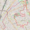 Trace GPS Paris - Les parcs, itinéraire, parcours